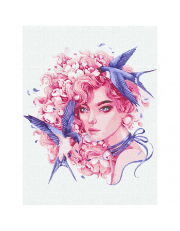 Картина по номерам 'Мелодичная' ©lesya_nedzelska_art Идейка KHO4958 30х40 см