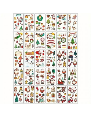 Набор детских временных тату 'Рождество и Новый год № 1' tattoo-mini-set-cmas-30-1
