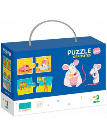 Детские пазлы Противоположности DoDo 300151, 24 элемента