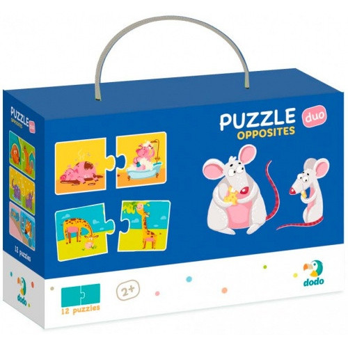 Детские пазлы Противоположности DoDo 300151, 24 элемента