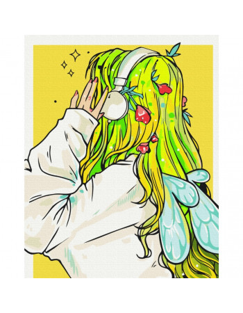 Картина по номерам 'Playlist феи' @ nila_art_art Brushme BS53520 40х50 см