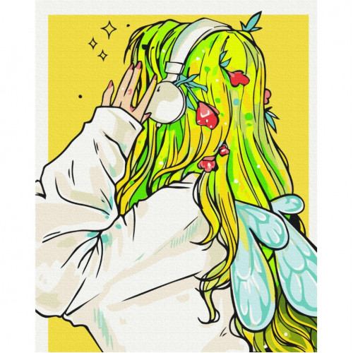Картина по номерам 'Playlist феи' @ nila_art_art Brushme BS53520 40х50 см