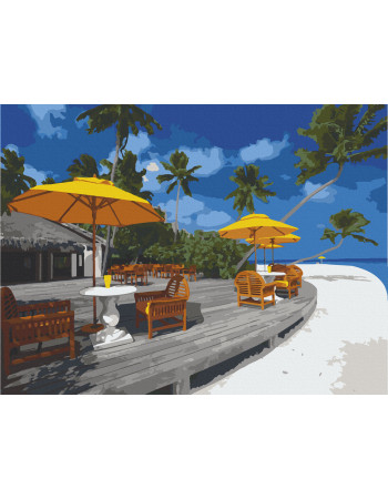Картина по номерам. Art Craft 'Жемчужный пляж. Бора-Бора' 40х50 см 10561-AC