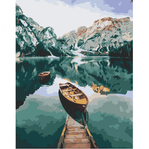 Картина по номерам 'Лодка в фьордах' Art Craft 10626-AC 40х50 см