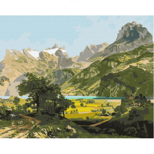 Картина по номерам 'Волшебный пейзаж' ©ArtAlekhina Идейка KHO2875 40х50 см