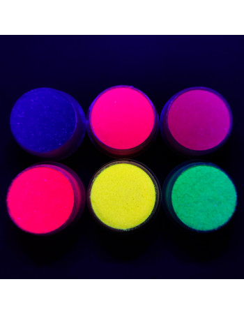 Набор глиттера большой для био-тату №3 glitter-set-big-6x-3, 6 шт по 12 мл