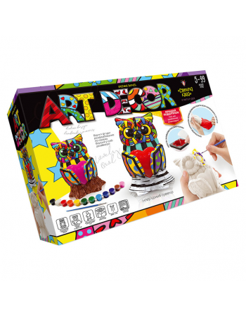 Креативное творчество 'ART DECOR' укр. ARTD-01 фигурка с гипса Сова