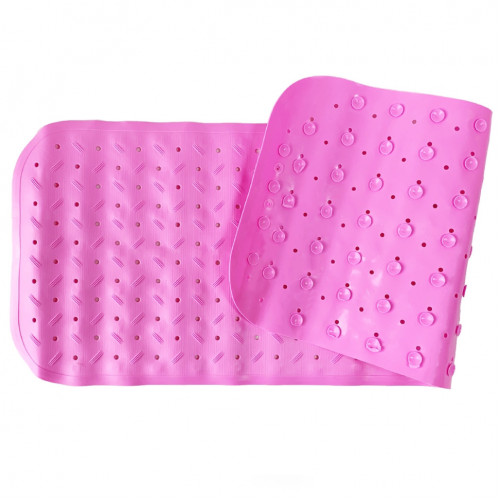 Коврик в ванную комнату на присосках MGZ-0901(Pink) 35х95 см