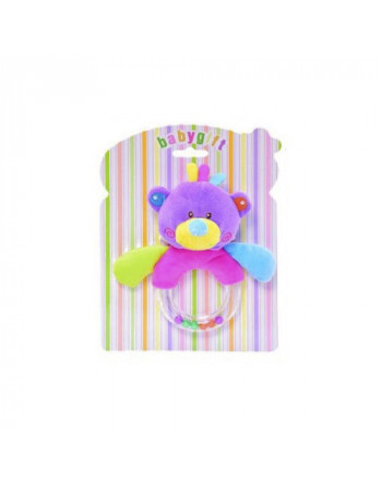 Погремушка мягкая  Bambi C20561 Животные Медведь