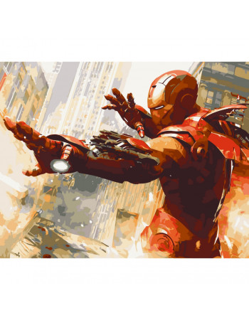 Картина по номерам 'Iron man' Art Craft 16007-AC 40х50 см