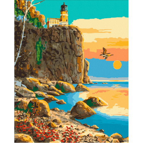 Картина по номерам. Art Craft 'Маяк Сплит - Рок' 40х50 см 10570-AC