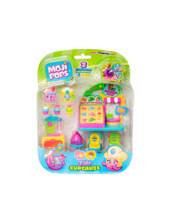 Игровой набор Капкейк-кафе Moji Pops PMPSB216IN50, 2 фигурки, аксессуары