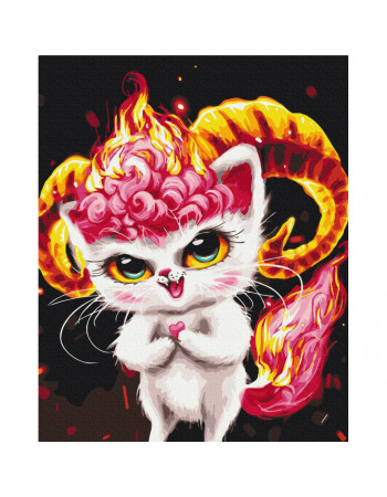 Картина по номерам 'Котик Овен' ©Марианна Пащук BS53998, 40x50 см