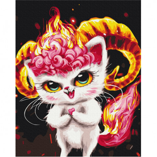 Картина по номерам 'Котик Овен' ©Марианна Пащук BS53998, 40x50 см