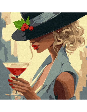 Картина по номерам 'Космополитен' ©art_selena_ua KHO2550 40х40 см Идейка