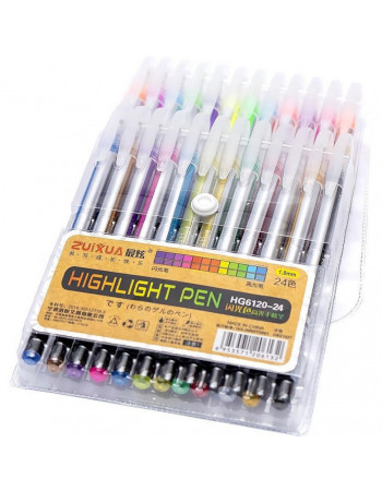Набор гелевых ручек 'Highlight Pen' HG6120-24, 24 цвета