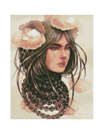 Алмазная мозаика 'Облачные мысли' ©lesya_nedzelska_art Идейка AMO7373 40х50 см