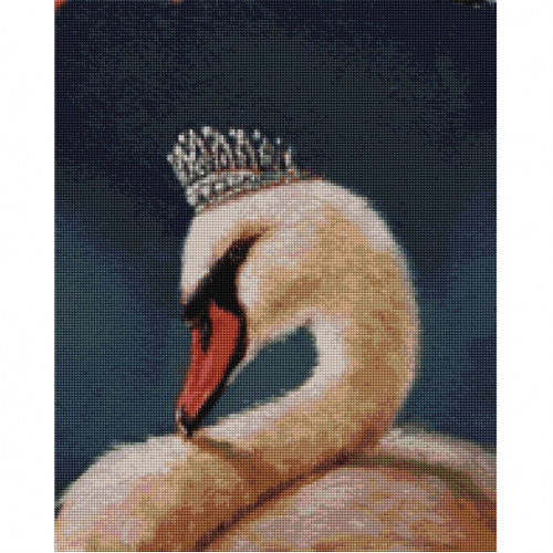 Алмазная мозаика 'Принцесса Лебедь' ©Lucia Heffernan DBS1203, 40x50 см
