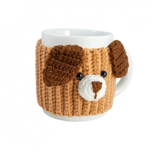 Детский набор для вязания крючком аксессуара 'Чехол для чашки' (ВК-008) BK-008 от 8ми лет