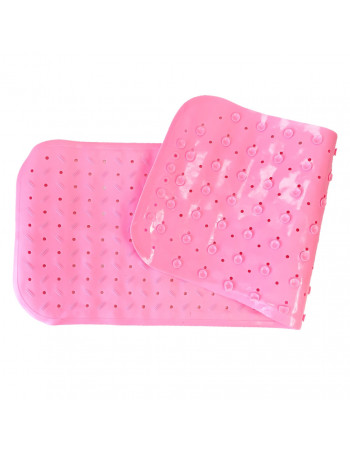 Коврик в ванную комнату на присосках MGZ-0901(Soft-Pink) 35х95 см