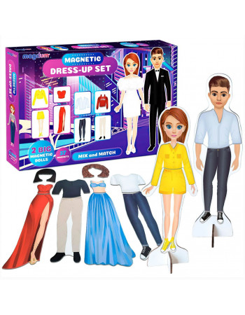 Настольная магнитная игра 'Fashion story' ML4032-08 EN 2 магнитные куклы 37 магнитов