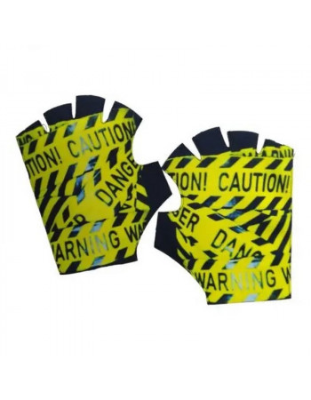 Игровые перчатки 'Caution! -Осторожно!' GLO-C