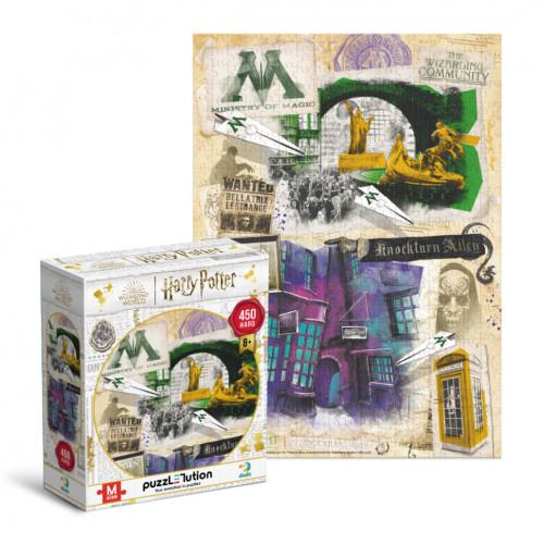 Пазл классический 'Harry Potter. Министерство магии и Аллея Ноктерн' 200504, 450 элементов