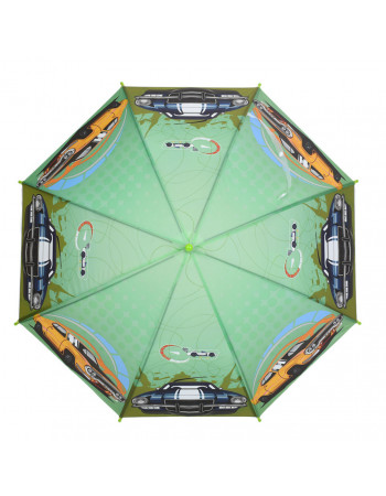 Детский зонтик 'Машины' MK 5798(Green) трость 60,5 см, диаметр 83 см