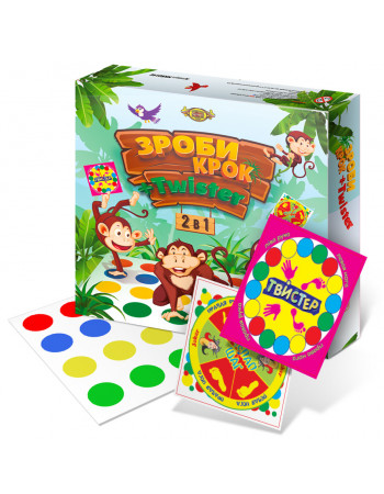 Игра 'Сделай шаг + Twister' MKB0146