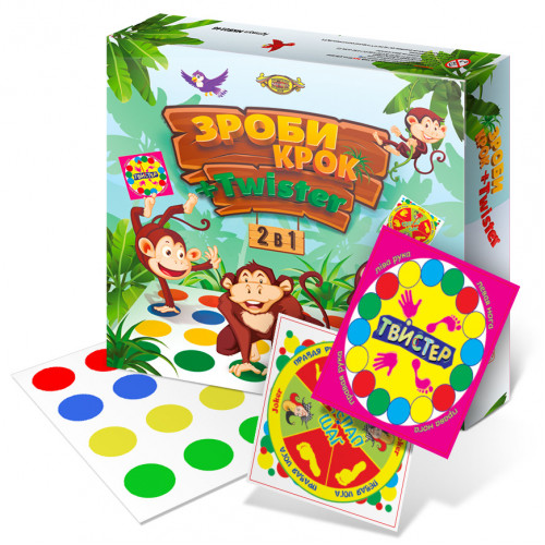 Игра 'Сделай шаг + Twister' MKB0146