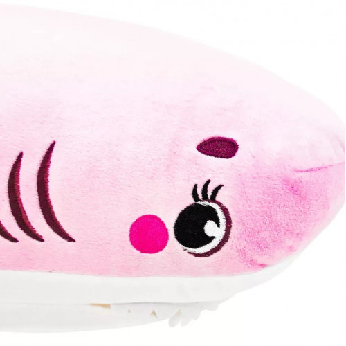 Игрушка плюшевая 'Акула' FWPTSHARK22PK0080 розовая 80 см
