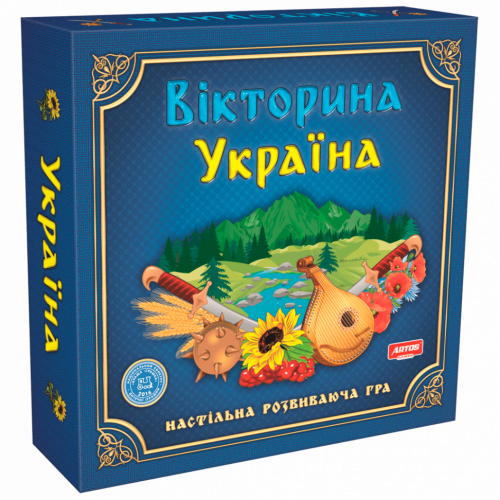 Настольная игра 'Викторина Украина' 0994 развивающая игра