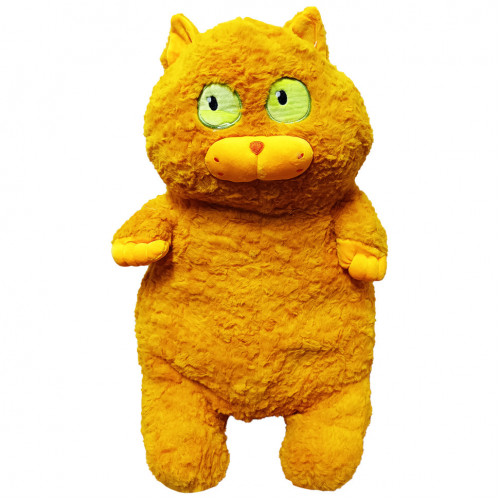 Мягкая игрушка 'Толстый кот' K15215, 60 см Желтый