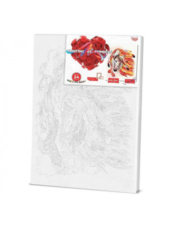 Картина по номерам 'Конь' Danko Toys KpNe-01-07 40x50 см