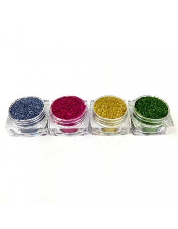 Набор глиттера для био-тату «Базовый №2» glitter-set-4x-2, 4 цвета