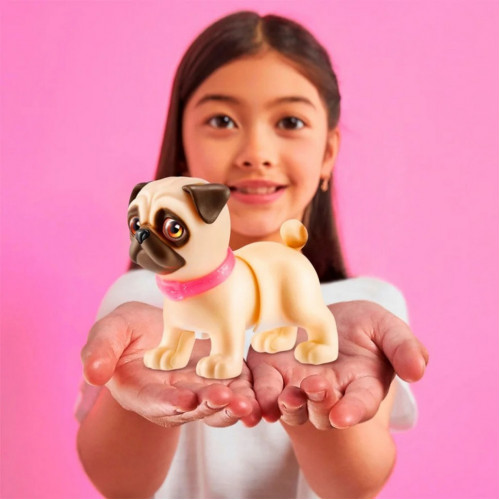 Интерактивный щенок Игривый Мопс PETS ALIVE 9530SQ1-4 ходит виляет хвостиком