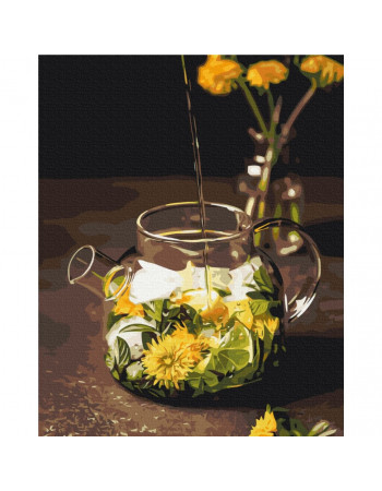 Картина по номерам 'Для чашки спокойствия' © Halyna Vitiuk Brushme BS53495 40х50 см