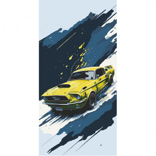 Картина по номерам 'Ford Mustang' 12504-AC 40x80 см