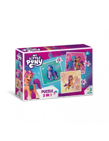 Детские Пазлы 3 в 1 My Little Pony 'Иззи и Санни' DoDo 200385