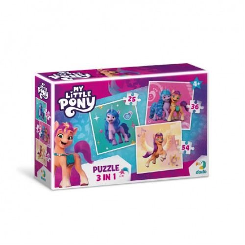 Детские Пазлы 3 в 1 My Little Pony 'Иззи и Санни' DoDo 200385