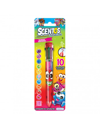 Многоцветная ароматная шариковая ручка Волшебное настроение W3 Scentos 11779-2(Red)