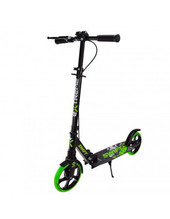 Самокат городской 2-х колесный Scooter Extreme SK2438 зеленый