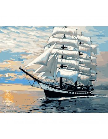 Картина по номерам 'Белые паруса' Art Craft 10613-AC 40х50 см