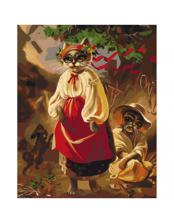 Картина по номерам 'Котерина' © Марианна Пащук Brushme BS53663 40х50 см
