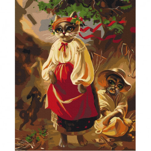 Картина по номерам 'Котерина' © Марианна Пащук Brushme BS53663 40х50 см