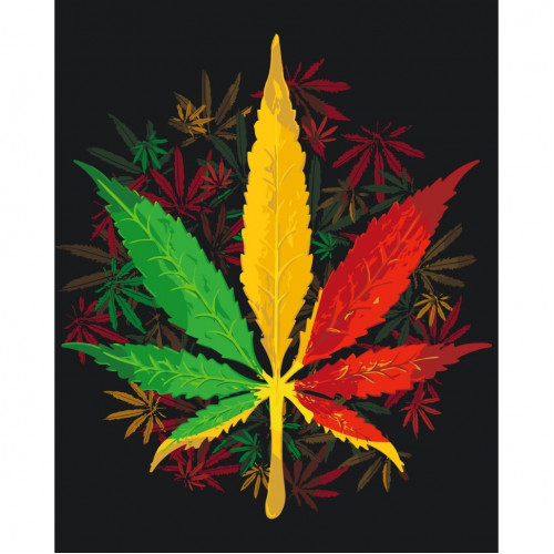 Картина по номерам 'Канабис' 12028-AC 40х50 см