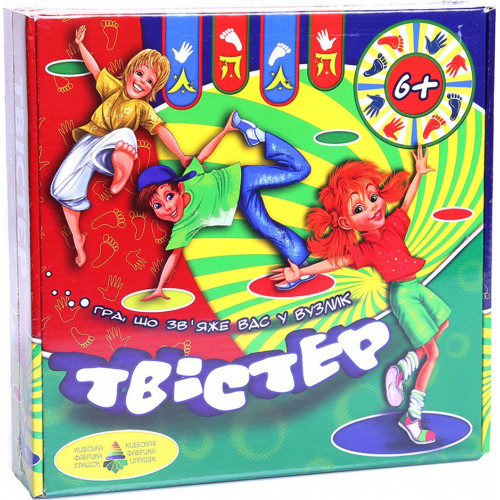 Игра 'Твистер' 85297 с рулеткой