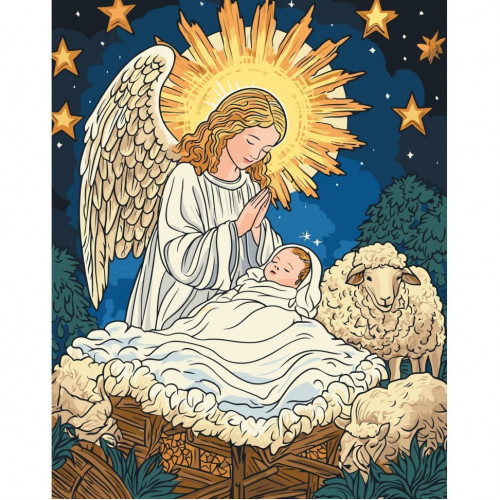 Картина по номерам 'Ночь рождения' 15577-AC 40х50 см