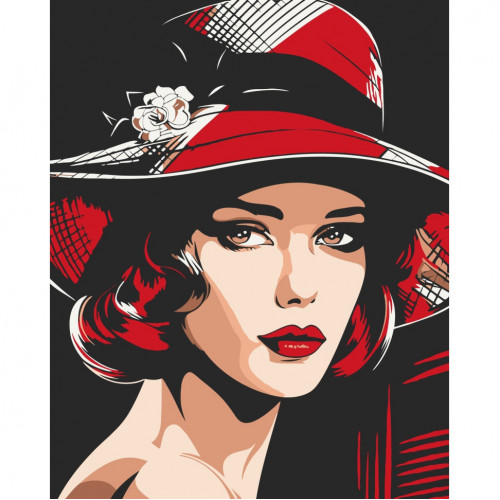 Картина по номерам 'Утонченность и стиль' 10095-AC 40х50 см