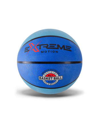 Мяч баскетбольный Extreme Motion BB1485 № 7, 520 грамм Голубой